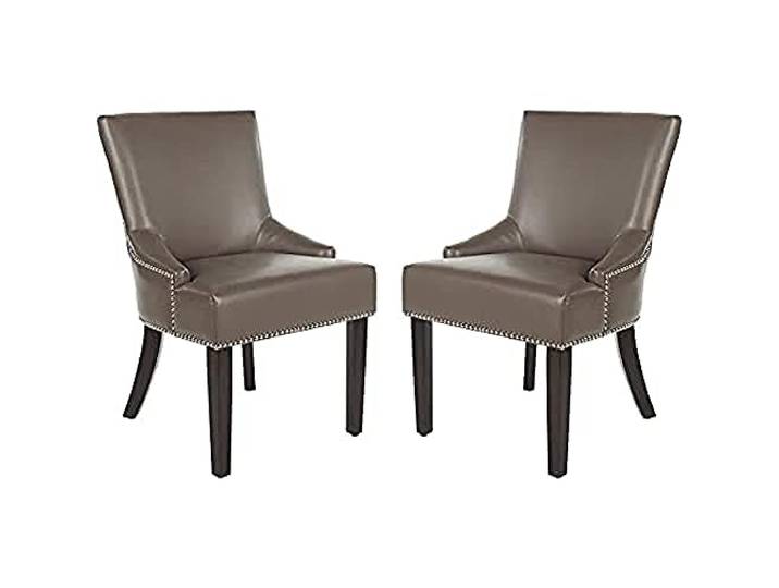 Safavieh Set of 2 Wooden Dining Chairs, in Clay