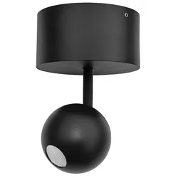 Mini Bora Surface 4,5 W 38° 2700 K Mattschwarz - Verstellbarer kugelförmiger Deckenstrahler mit hoher Farbtreue (CRI > 93) - Beneito & Faure