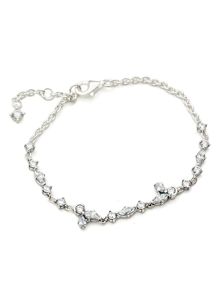 Pandora Silber-Armkette mit Edelsteinen - onesize