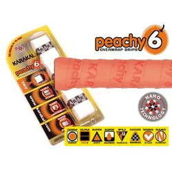 Karakal - Peachy 6 - Overwrap Grip - 3 er