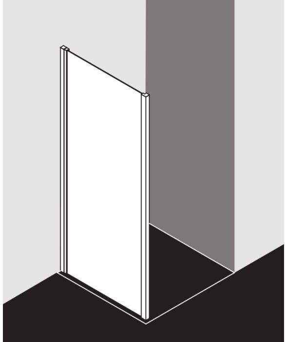 Kermi Liga Liga Seitenwand  90x200cm