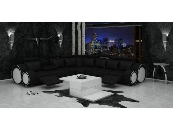 Xlmoebel Ecksofa Textiles Designer-Sofa mit USB-Anschluss und hochwertiger Polsterung, Hergestellt in Europa