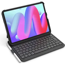 Inateck Keyboard iPad 2007 black (BK2007 black) (DE, Apple iPad Air 2020, Apple iPad Air 2022), Tablet Tastatur, Schwarz