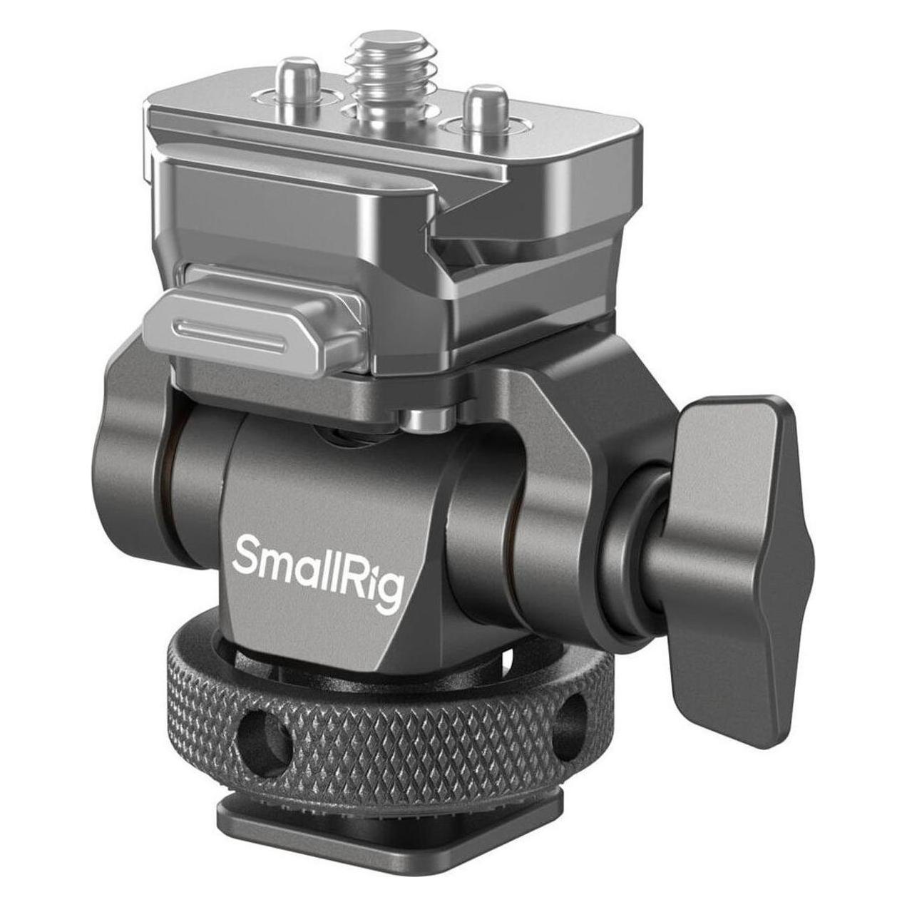 SmallRig 4888 HawkLock Quick Release Monitor Support with H21 Cold Shoe Mount (Monitor Zubehör) (4888)