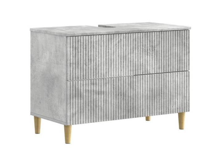 Gris - Ensembles de meuble - Meuble sous Lavabo de Salle de Bain ARNHEM Gris béton 8324