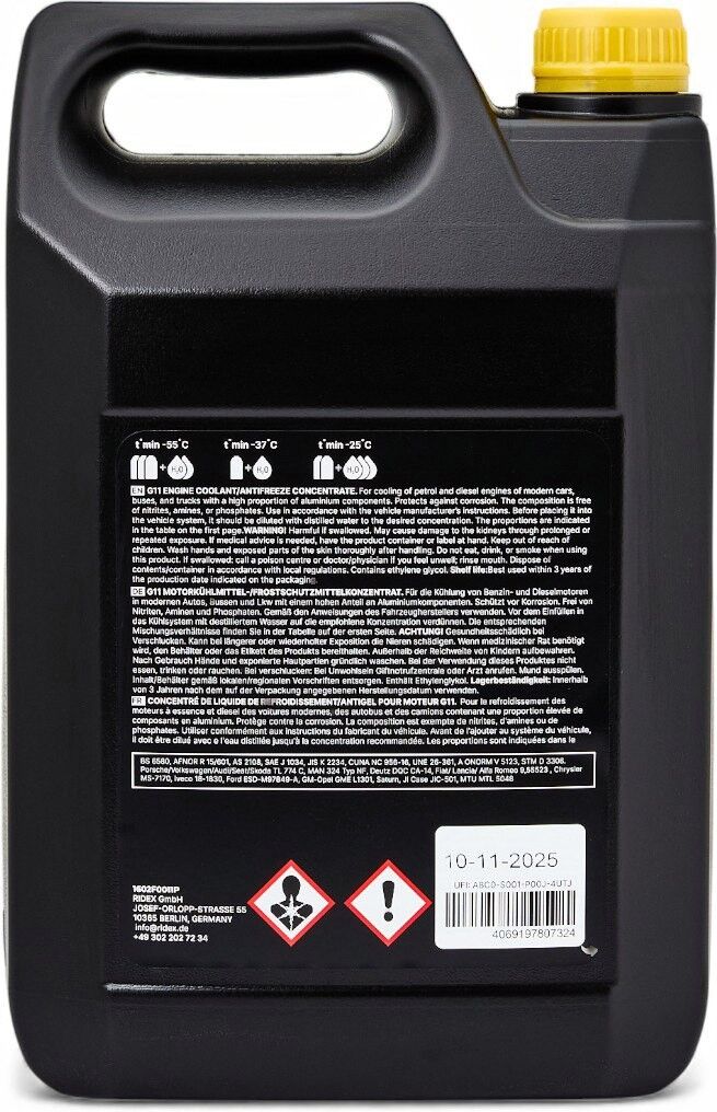 RIDEX PLUS 1602F0011P Kühlmittel