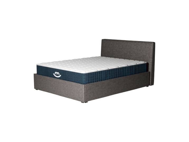 Pack lit coffre et matelas hybride 140x190 épais 26cm