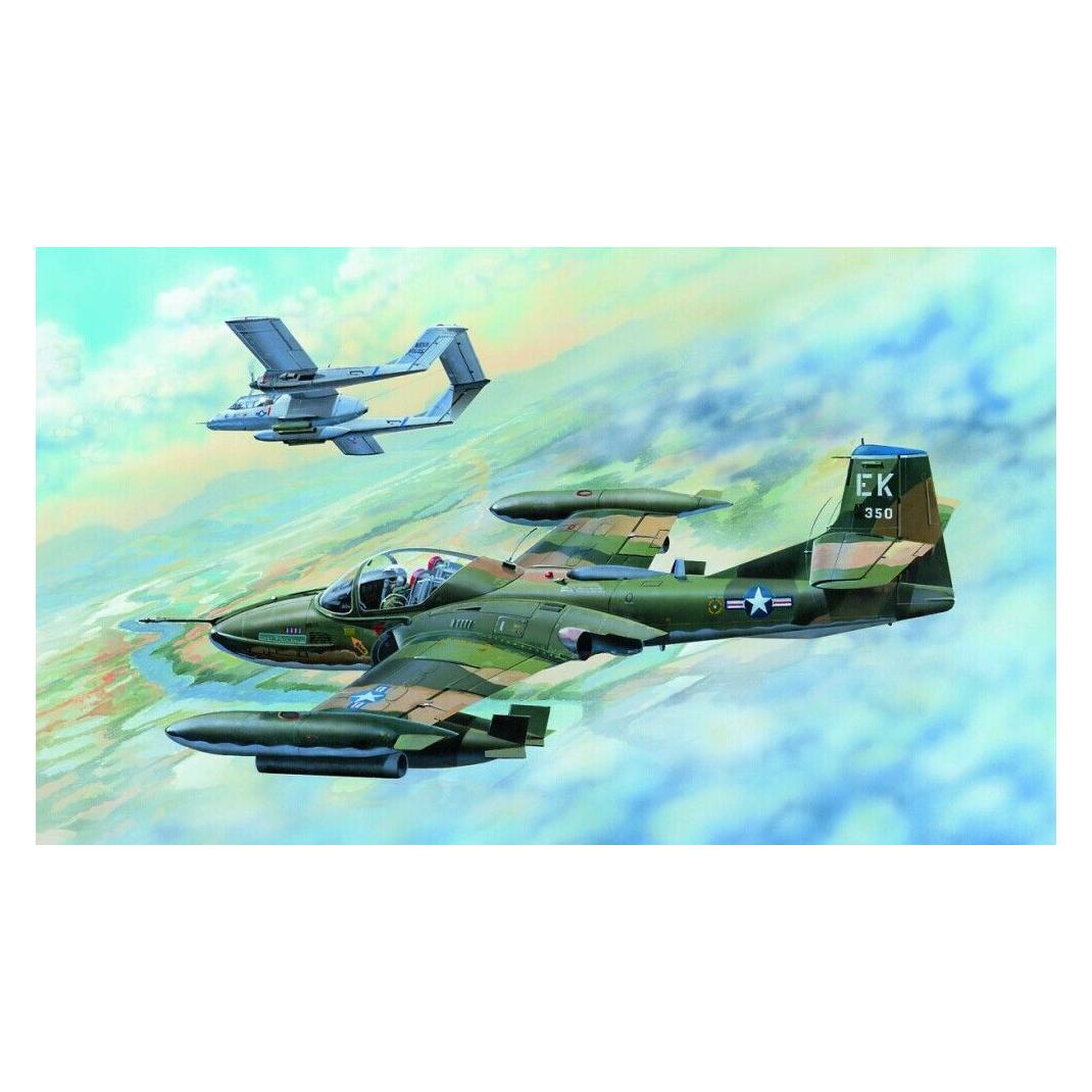 Trumpeter US A-37B Dragonfly Light Ground-Attack (02889)