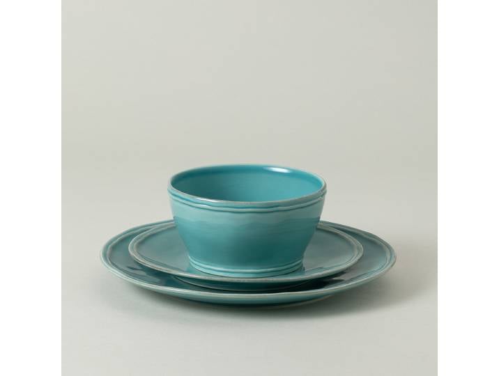 Service de table Fontana 12 pièces Turquoise/Turquoise