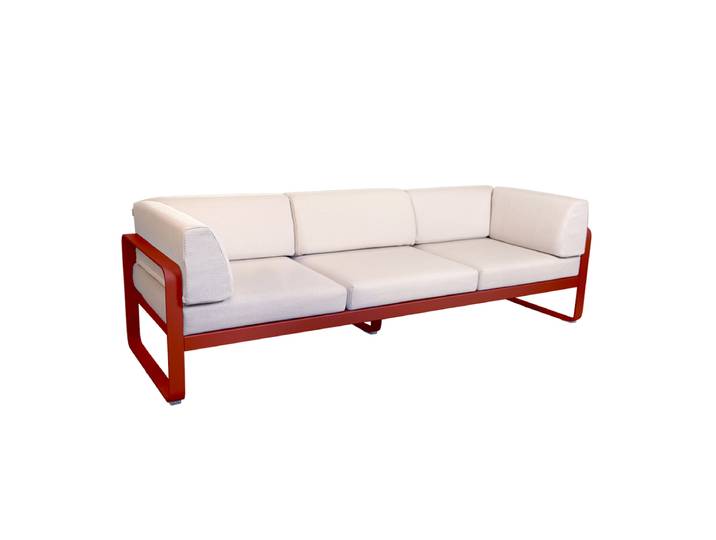 FERMOB BELLEVIE Garten-Club-Sofa 3-Sitzer