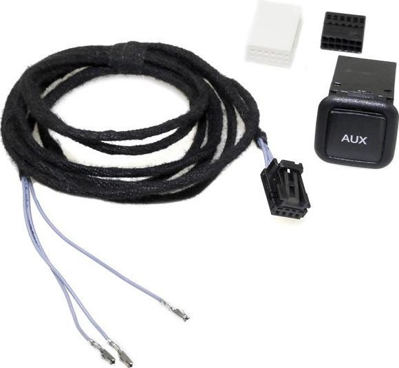 Kufatec AUX-IN retrofit-set voor Audi Concert, Symphony en Chorus 3 radio's