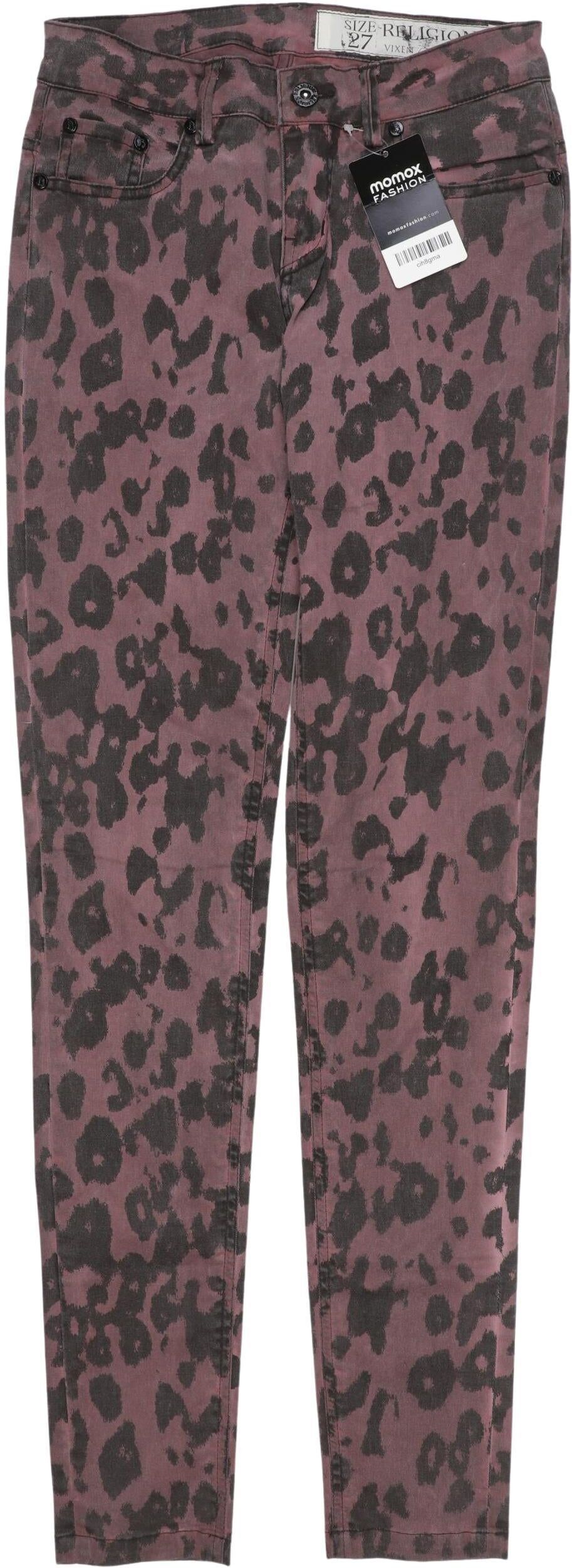 Religion Damen Jeans, Lila, Gr. W27, Baumwolle / Elasthan - Second Hand