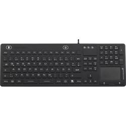 iM-IKB110-BK Tastatur Renkforce Schwarz Spritzwassergeschützt, Staubgeschützt, Touch-Oberfläche RF-4222593