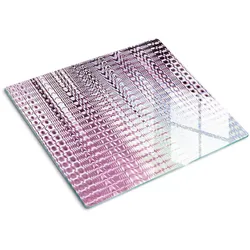 GLASPLATTE 60x52 cm Fraktale Grafiken