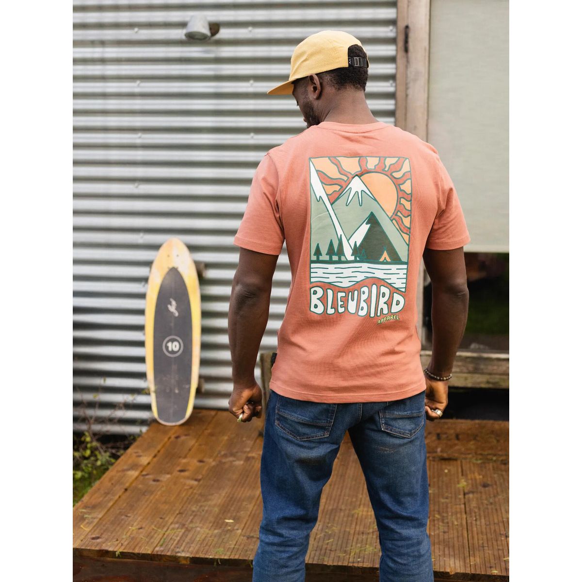 Bleubird Solace Tee clay M TEE-SOL-CLAY-M