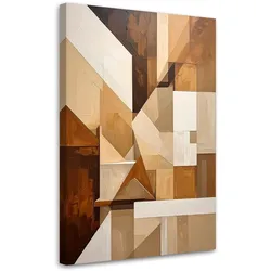 LEINWANDBILD 3D und geometrisch 60x90cm