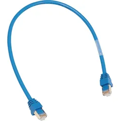 Hager ZZ45WAN500 Patch-Leitung mit 2xRJ45 Stecker für WAN-Anwendung, Farbe blau, Länge 5 m