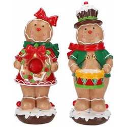 Gingerbread Boy & Girl LED 28,5cm