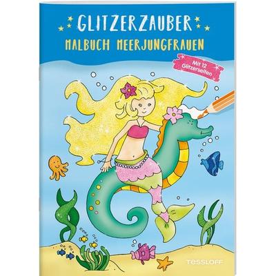 Glitzerzauber Malbuch. Meerjungfrauen, Taschenbuch von Sandra Schmidt, Tessloff Verlag Ragnar Tessloff GmbH & Co. KG, 978-3-7886-4434-5
