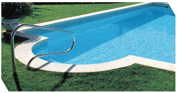 ASTRAL POOL Sortie de bain main courante (ancrages extérieurs) en inox AISI 316 poli