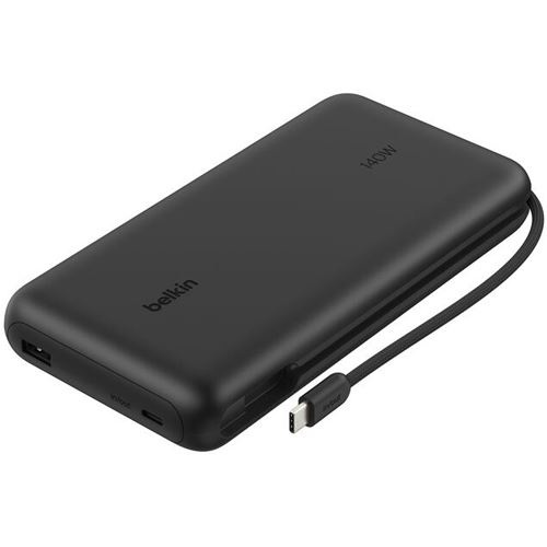 BELKIN BOOSTCHARGE PWRBANK W/ DISPLAY BLACK / 25000MAH W/ USB-C CABLE