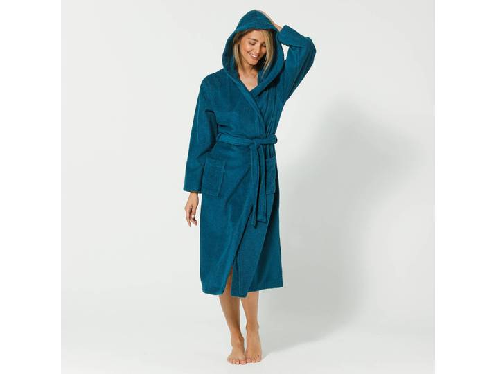 Peignoir mixte adulte col capuche ''sèche-vite'' - Blancheporte