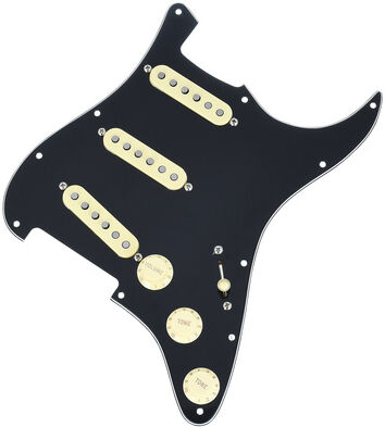 Fender Pre-Wired ST PG Tex-Mex SSS BK Noir