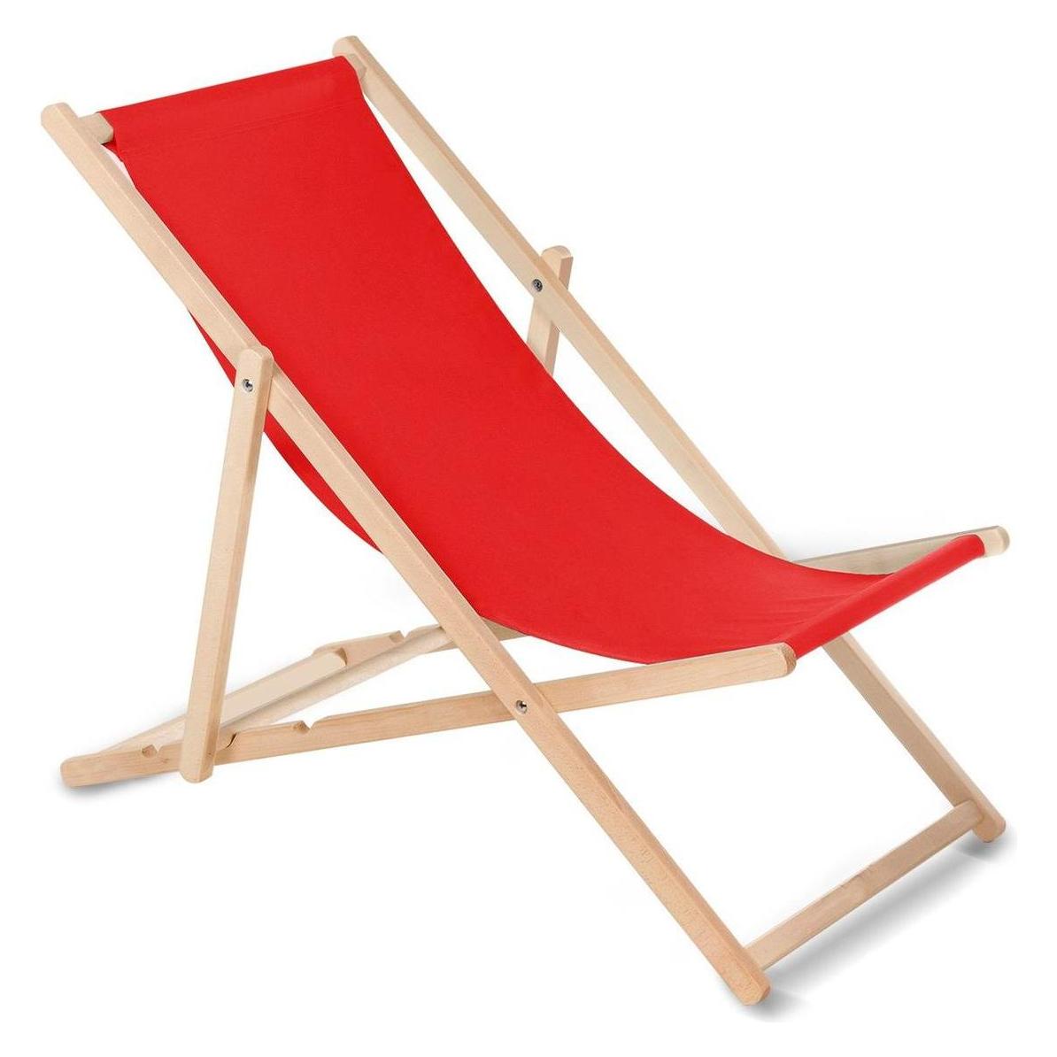 Greenblue red wooden beech wood chair with three adjustable backrests (GB183)