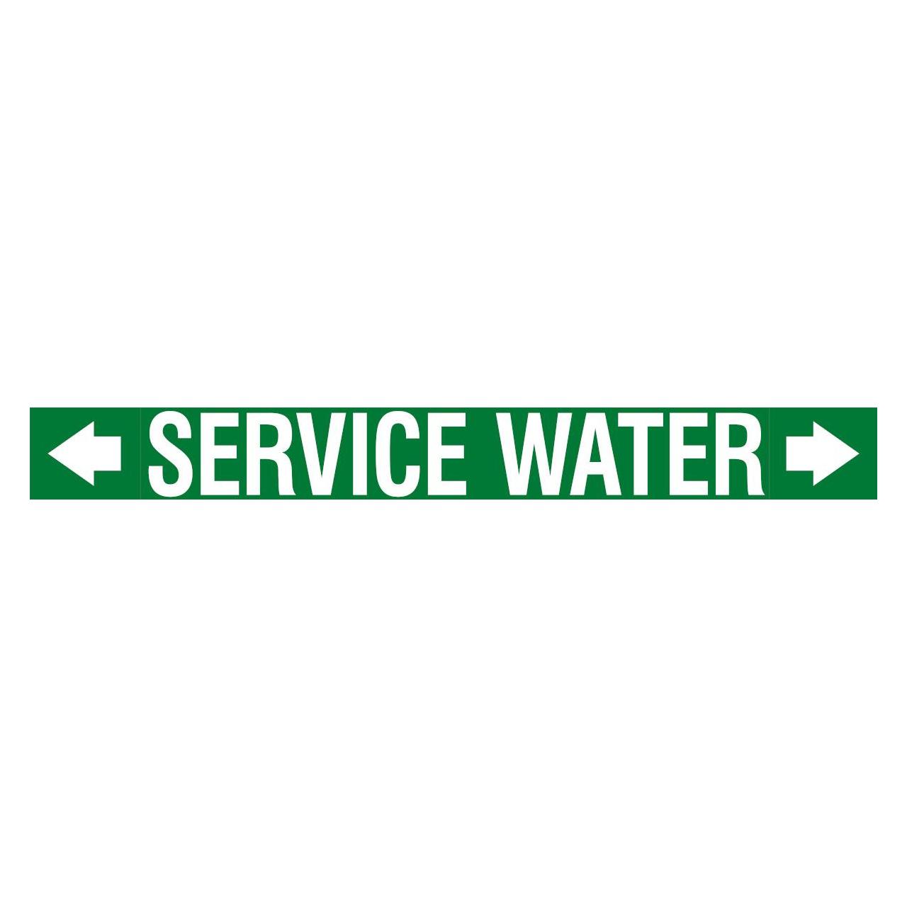 Brady ASME - Rohrmarkierer - Service Water (ASMEPM-100X920MM-SERVICE WATER)