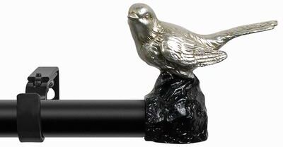 Meriville 1-Inch Diameter Single Window Treatment Curtain Rod