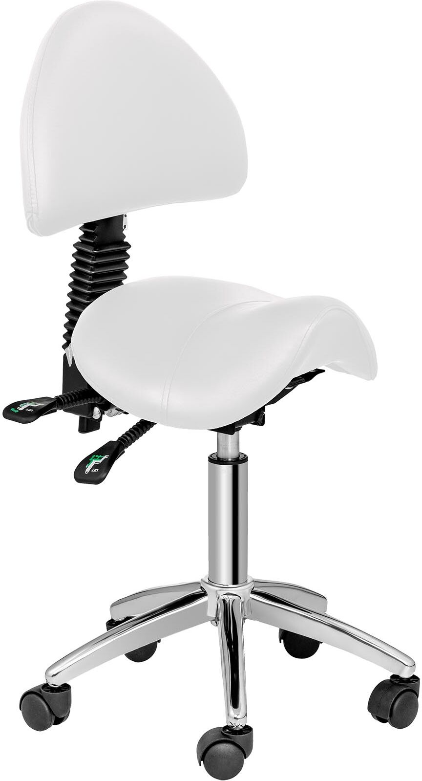 physa Sattelstuhl - 550 - 690 mm - 150 kg - Weiß PHYSA BERLIN WHITE