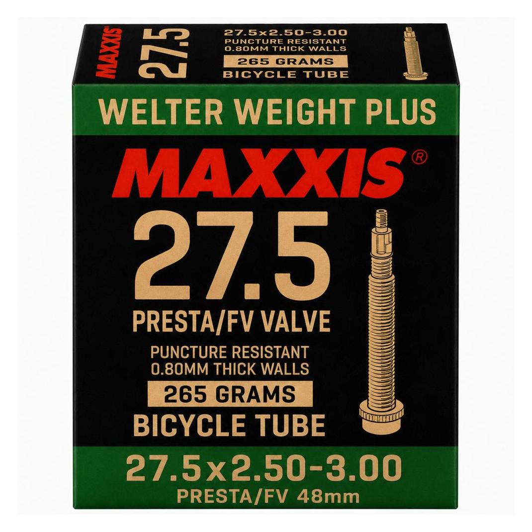 Maxxis Welter Weight Schlauch 27.5x2.5/3.0" (Presta (SV), 27.5", 48 mm) (2334)
