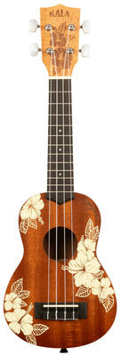 Kala KA-HIBISCUS-S Mahogany Uke Naturel satiné