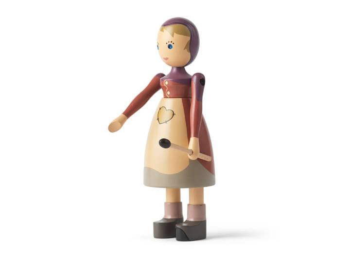 Kay Bojesen - Das Mädchen mit den Schwefelhölzern, H 14,5 cm, multi