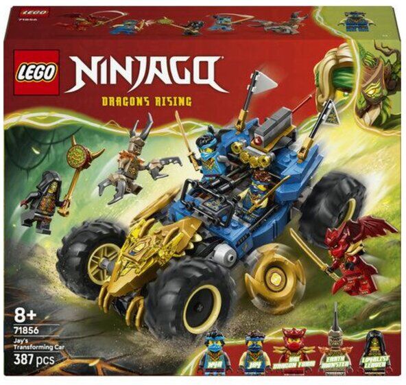 Lego CARRO TRANSFORMADOR JAY 71856