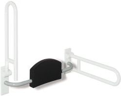 Hewi 801 support dorsal 801.51.90036 corail, pour fixation aux poignées de support