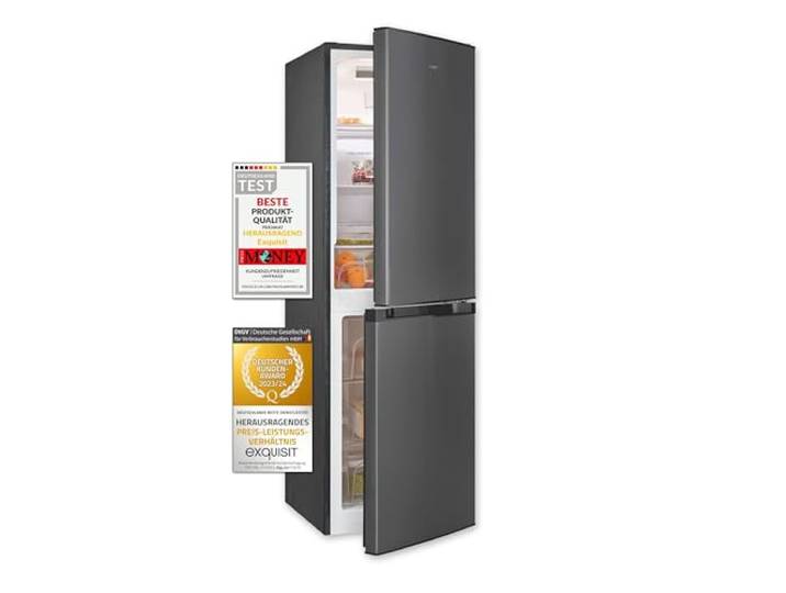 Exquisit Kühl-Gefrierkombination No Frost, 193 L, Energieklasse E