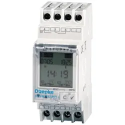 DOEPKE Schaltuhr digi 230-250VAC 2kan DTSW ASTRO 1 87600h 2TE Reiheneinbaugerät 24h Prog