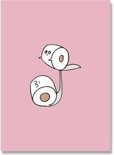 Uplifted Finds Yoga Toilet Paper Canvas   Funny Minimalist Washroom Art   Executive Suite & Nordic Sanctuary Decor b 20 X 25 Cm No Frame