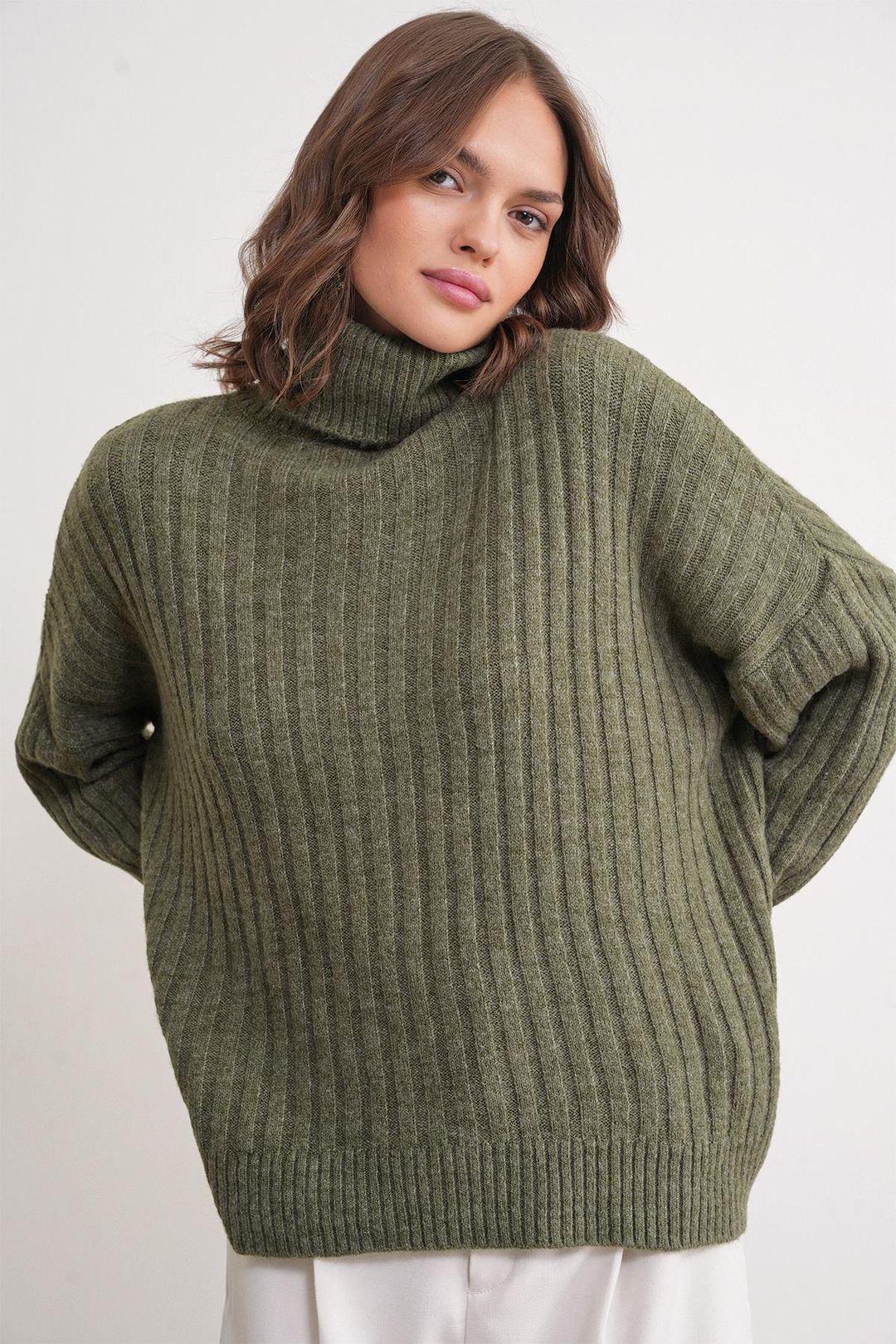 Oversized Geribbelde Coltrui