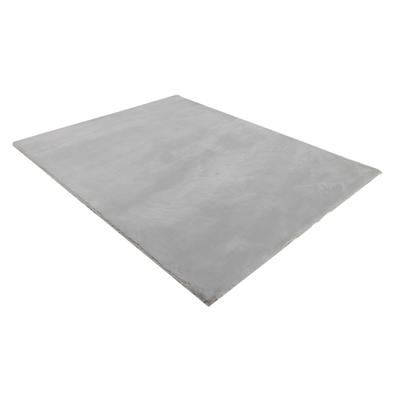 Teppich KAYOOM "Summit 625", grau, B:160cm H:45mm L:230cm, Polyester, Teppiche, Teppich, Hochflor, Modernes Muster, Vegan, Fußbodenheizungsgeeignet