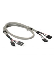 InLine USB 2.0 Verlängerung InLine® intern 2x 4pol Pfostenstecker auf Pfostenbuchse 60cm (33440C)