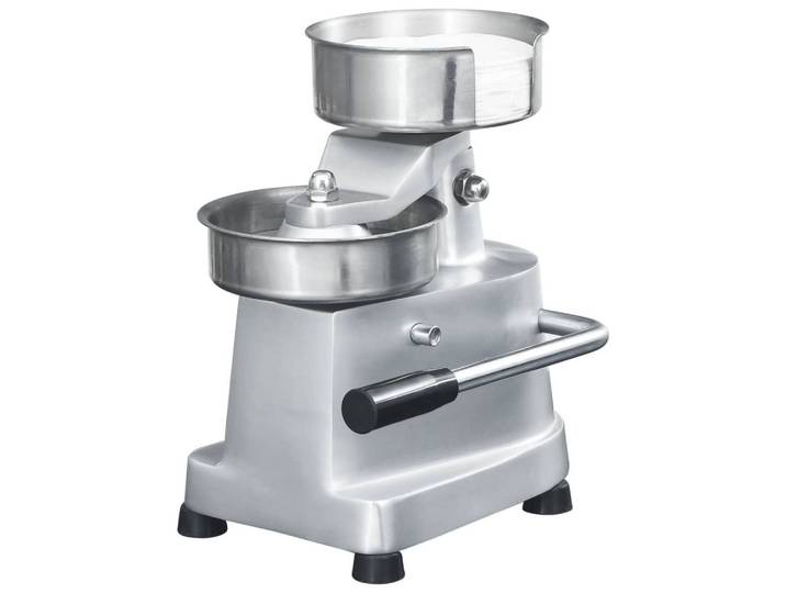 vidaXL Küchenrückwand Hamburgerpresse mit 500 Trennpapieren Aluminium 13 cm, (1-tlg)