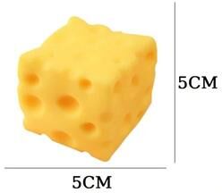 Uplifted Finds Giant Cheese Squeeze Toy Extra Large Slow Rebound Squishy Fidget Stress Relief 5cm 1pc