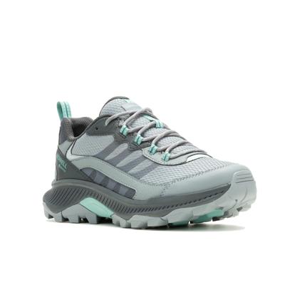 Wanderschuh MERRELL "SPEED STRIKE 2 GORE-TEX", Damen, Gr. 40, EVA Synthetik, grau (monument), Schuhe Wanderschuh, wasserdicht dank Gore-Tex Membrane