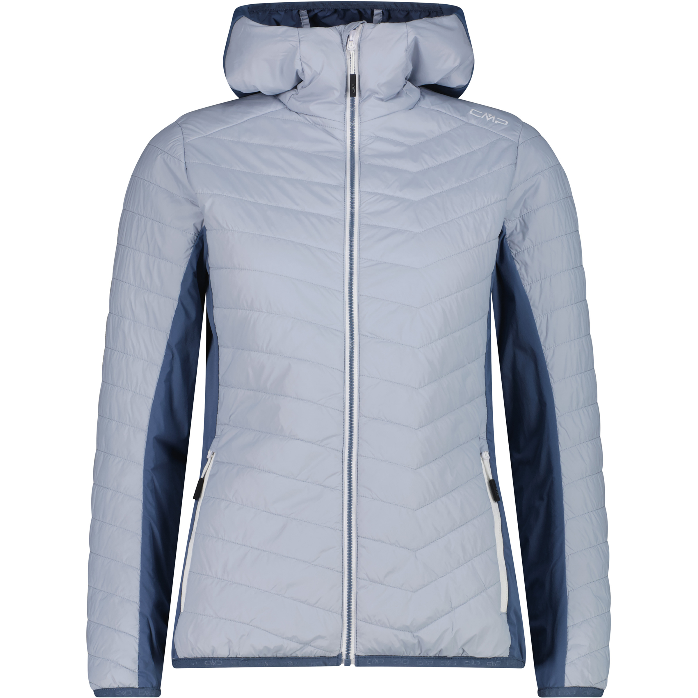 CMP Hybrid Damen Isolationsjacke blau Größe XL Trekking Wasserabweisend