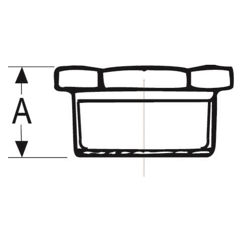 Georg Fischer GF 2 -11/2 galvanisierte Nippelmuffe (770241241)