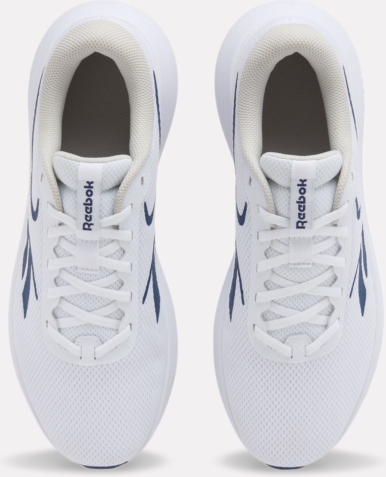 Walkingschuh REEBOK "DMX COMFORT + LITE", Gr. 41, weiss (weiß, weiß, legacy blau), Synthetik, Textil, Schuhe Walkingschuh weiß, weiß, legacy blau 41