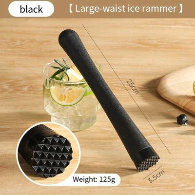 Uplift Essentials Stainless Steel Cocktail Muddler & Spiky Ice Pestle 9.84 In