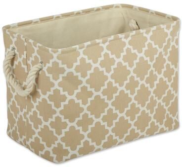 DII Lattice Decorative Storage Bin